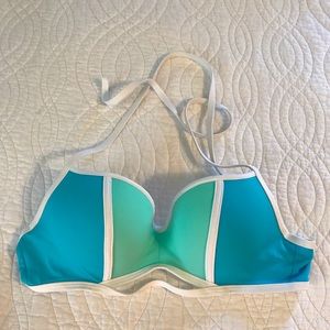 Victoria's Secret Pink Large Color Block Bikini